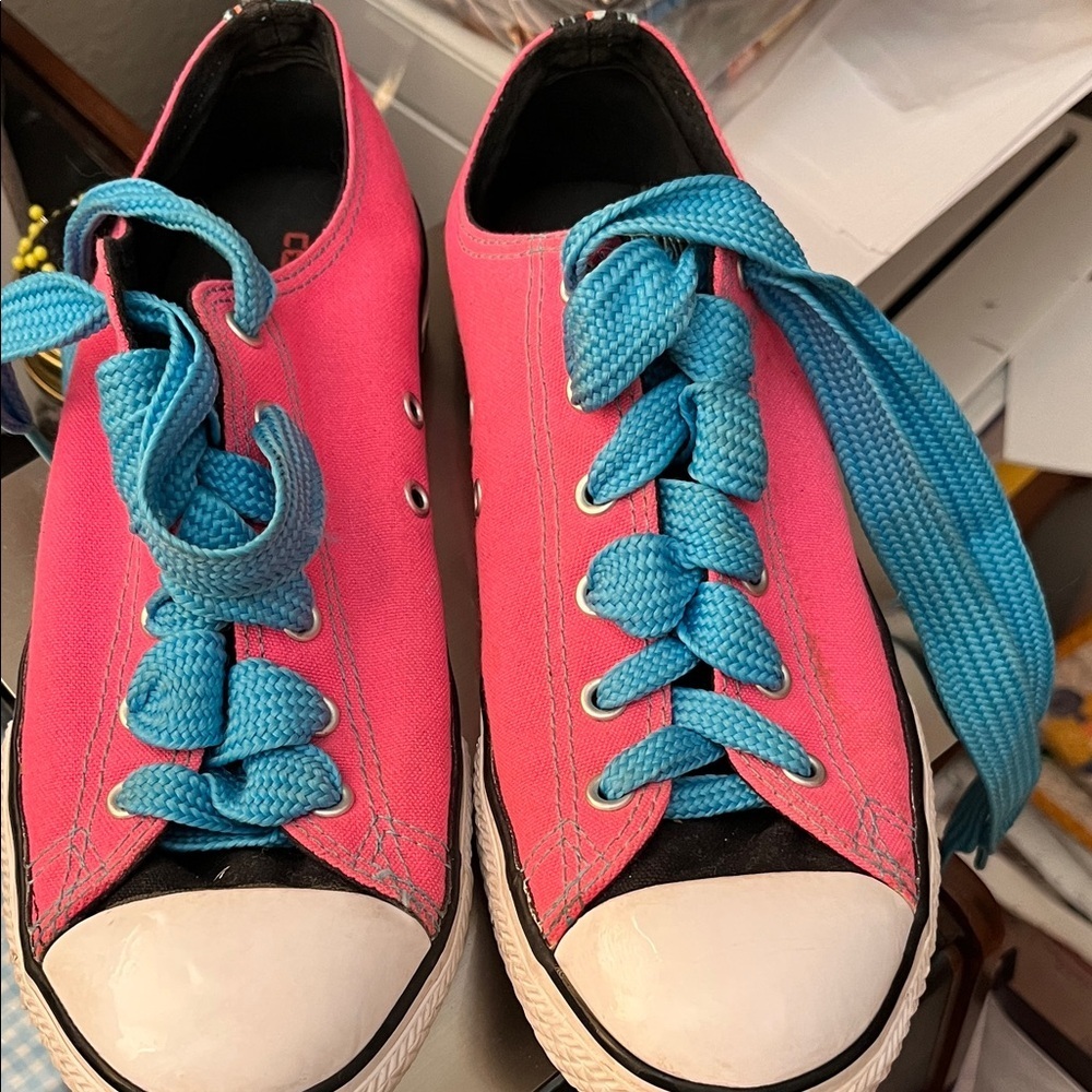 Converse Chucks All Star Blue Laces Size 8